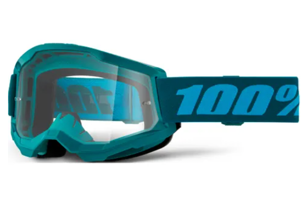 100% Strata 2 Goggle Stone - Clear Lens
