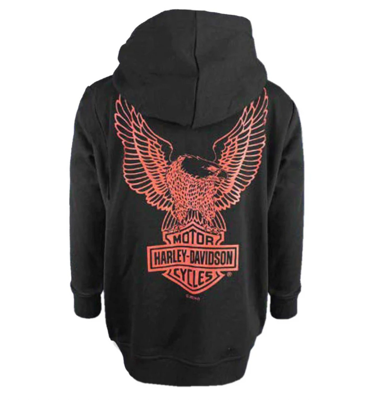 Harley-Davidson® Boys' French Terry Toddler Zip-Up Hooded Sweatshirt - Black