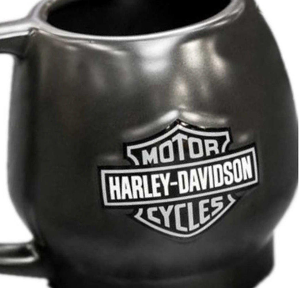 Harley-Davidson® Core Sculpted Skull Coffee Mug, 14 oz. - Matte Black HDX-98616