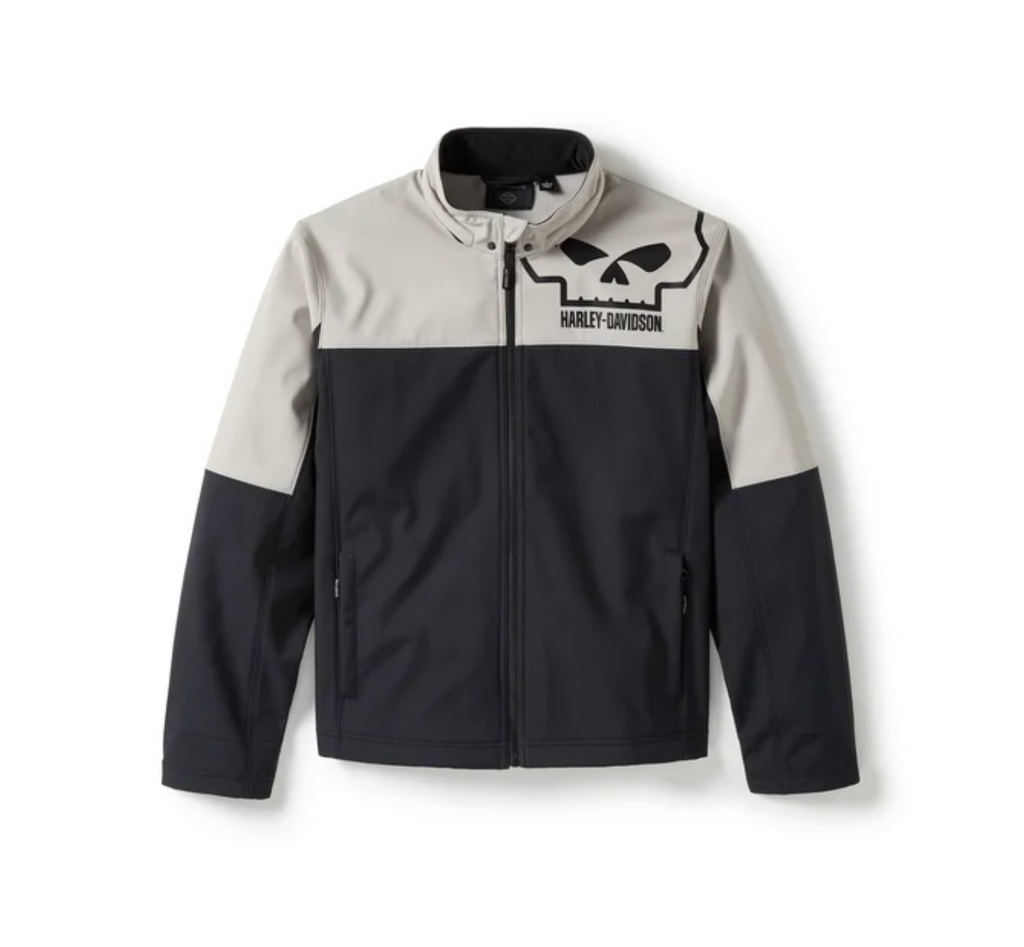 Men's Willie G Skull Water Repellent Softshell Jacket
