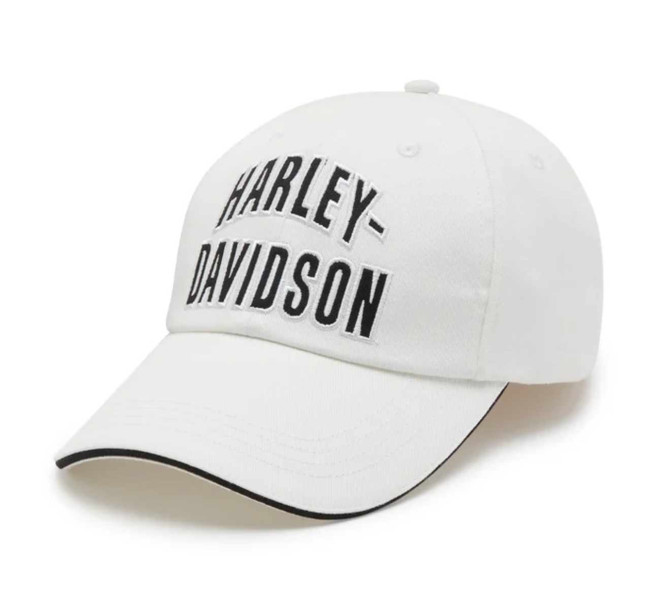 Essential Arched Font Ponytail Cap - Cloud Dancer