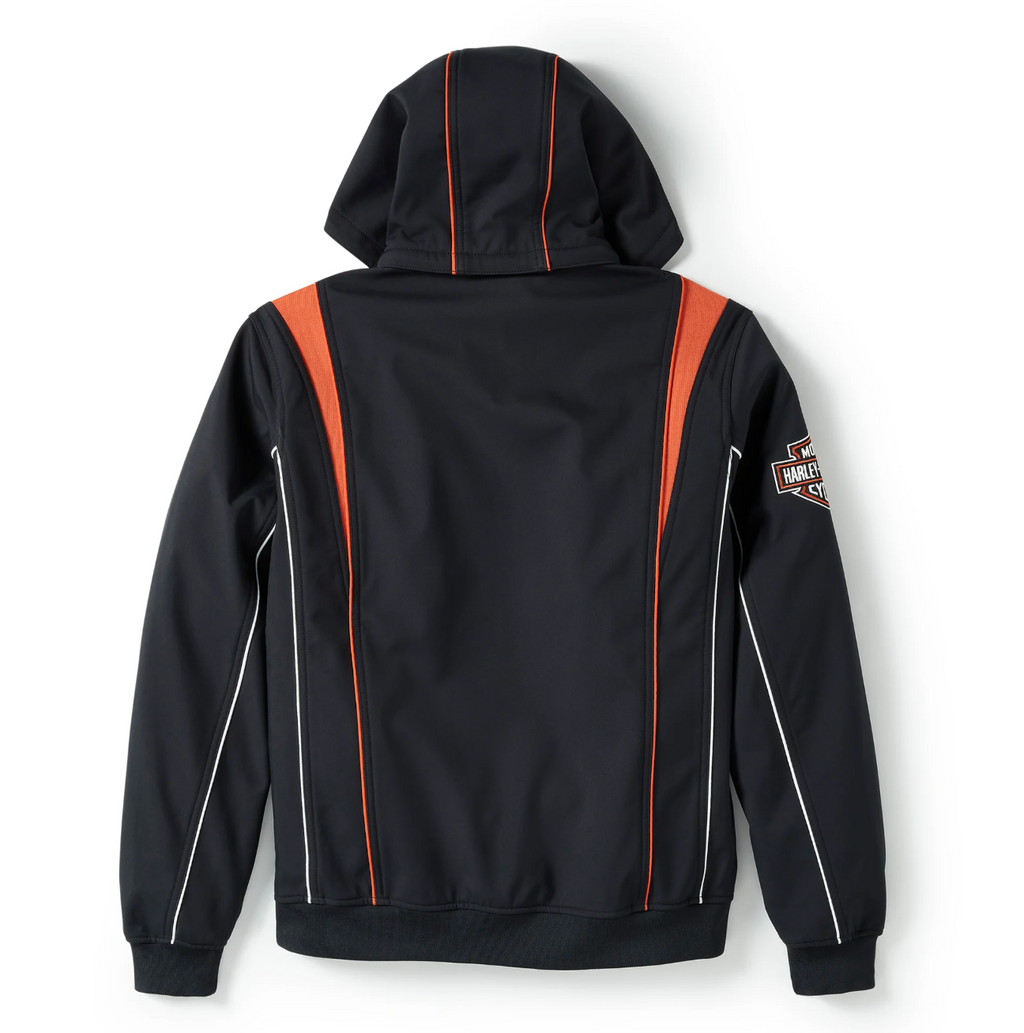 Men's Idyll Windproof Soft Shell Jacket - Harley Black