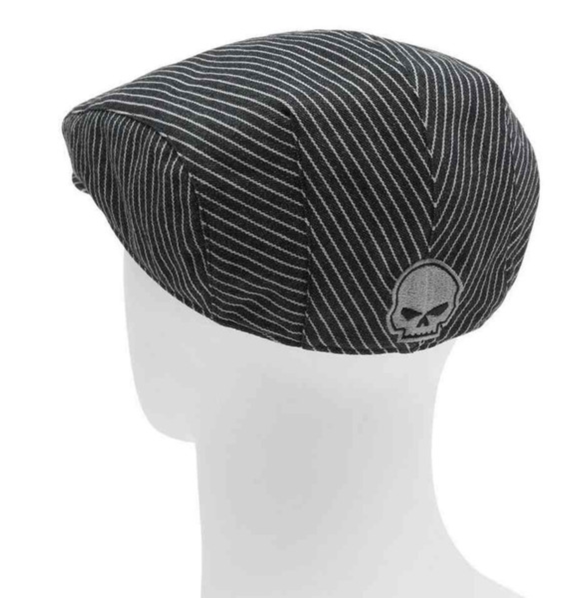 Harley-Davidson® Men's Willie G Skull Engineer Ivy Cap, Black 97693-25VM