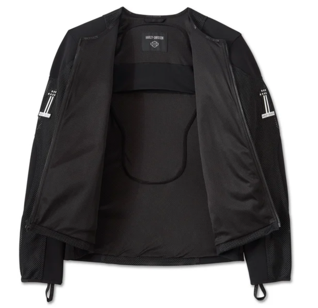 Men's H-D Shield Mesh Riding Jacket