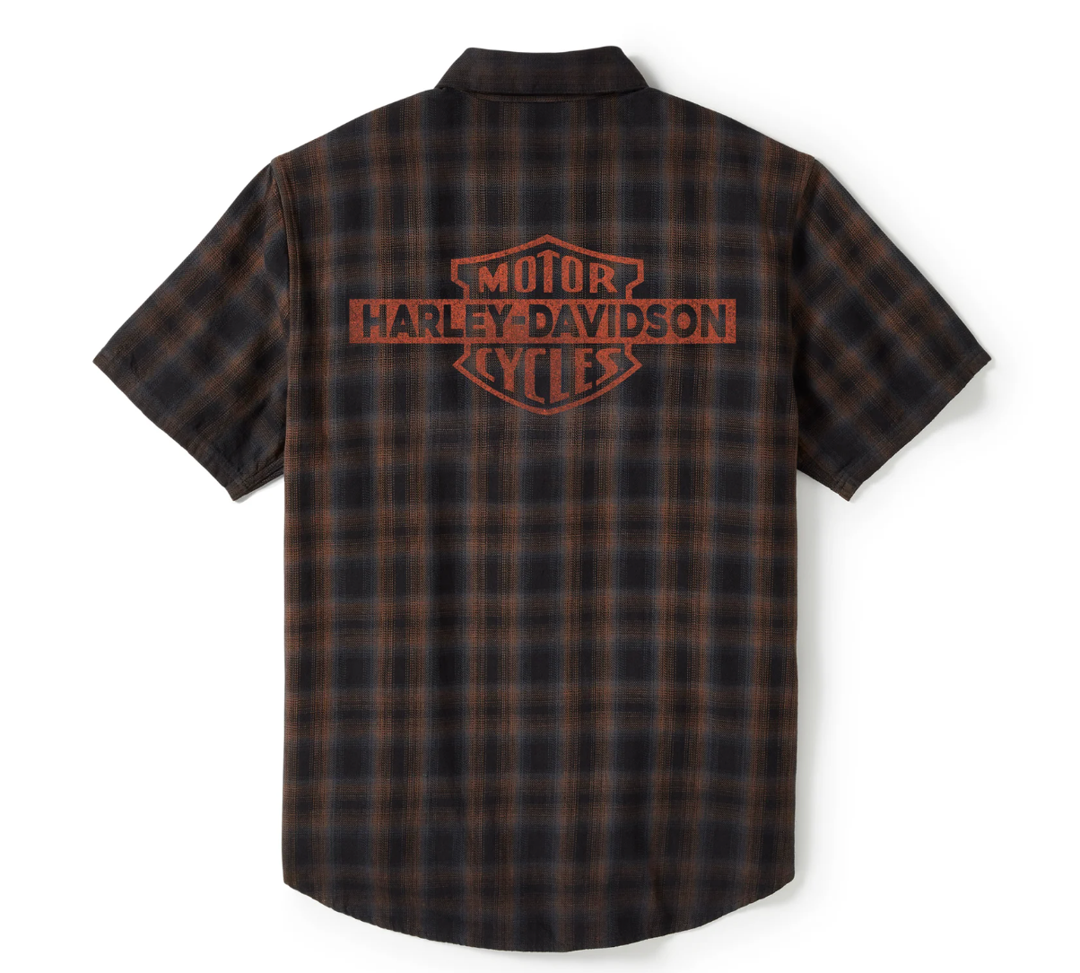 Harley-Davidson Men's Bar & Shield Patch Button-Up Short Sleeve Shirt