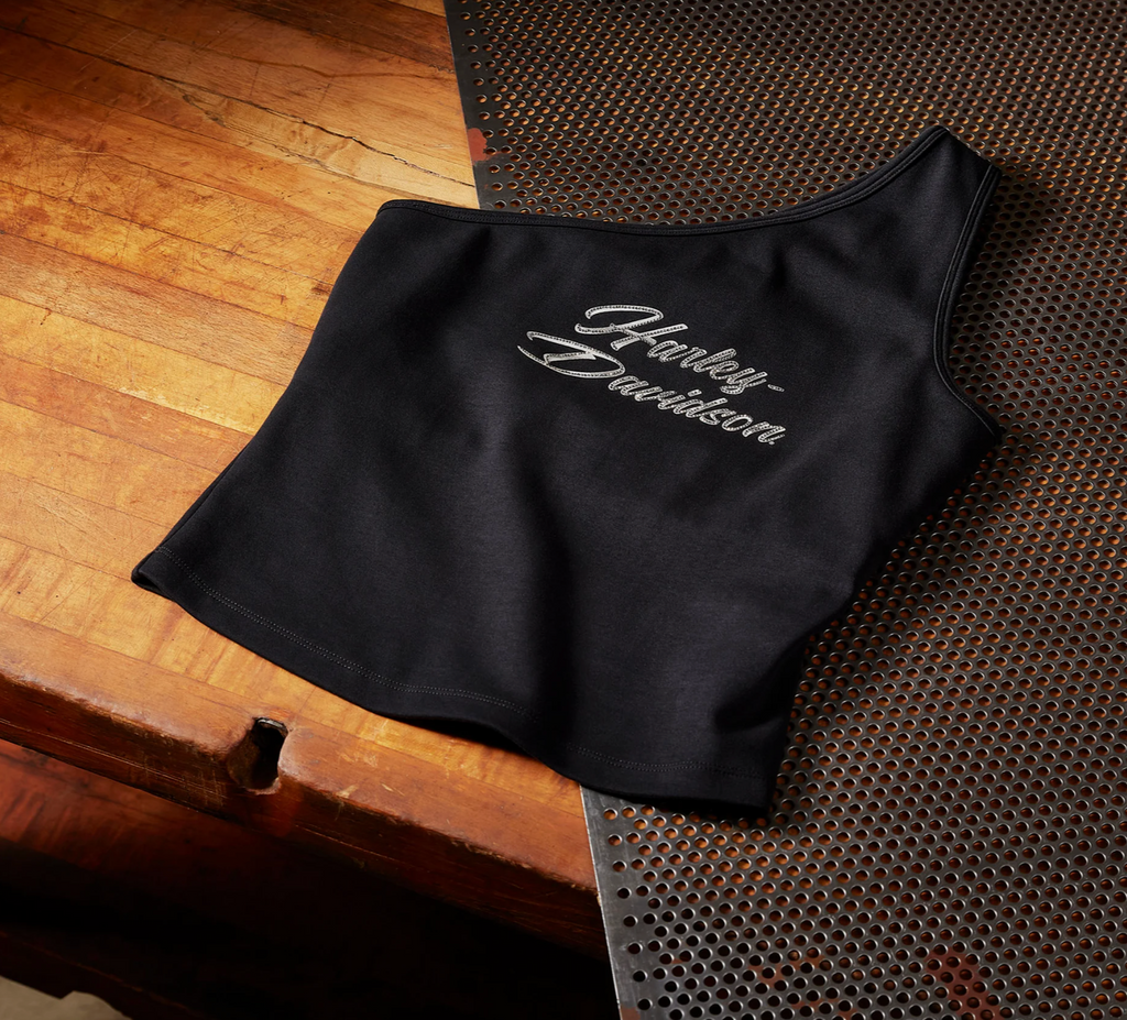 Women's Essential Bling One Shoulder Top