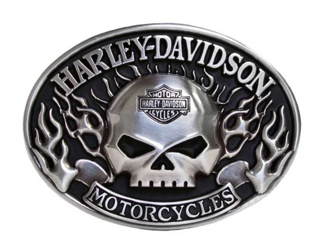 Harley-Davidson® Immunity Skull Belt Buckle