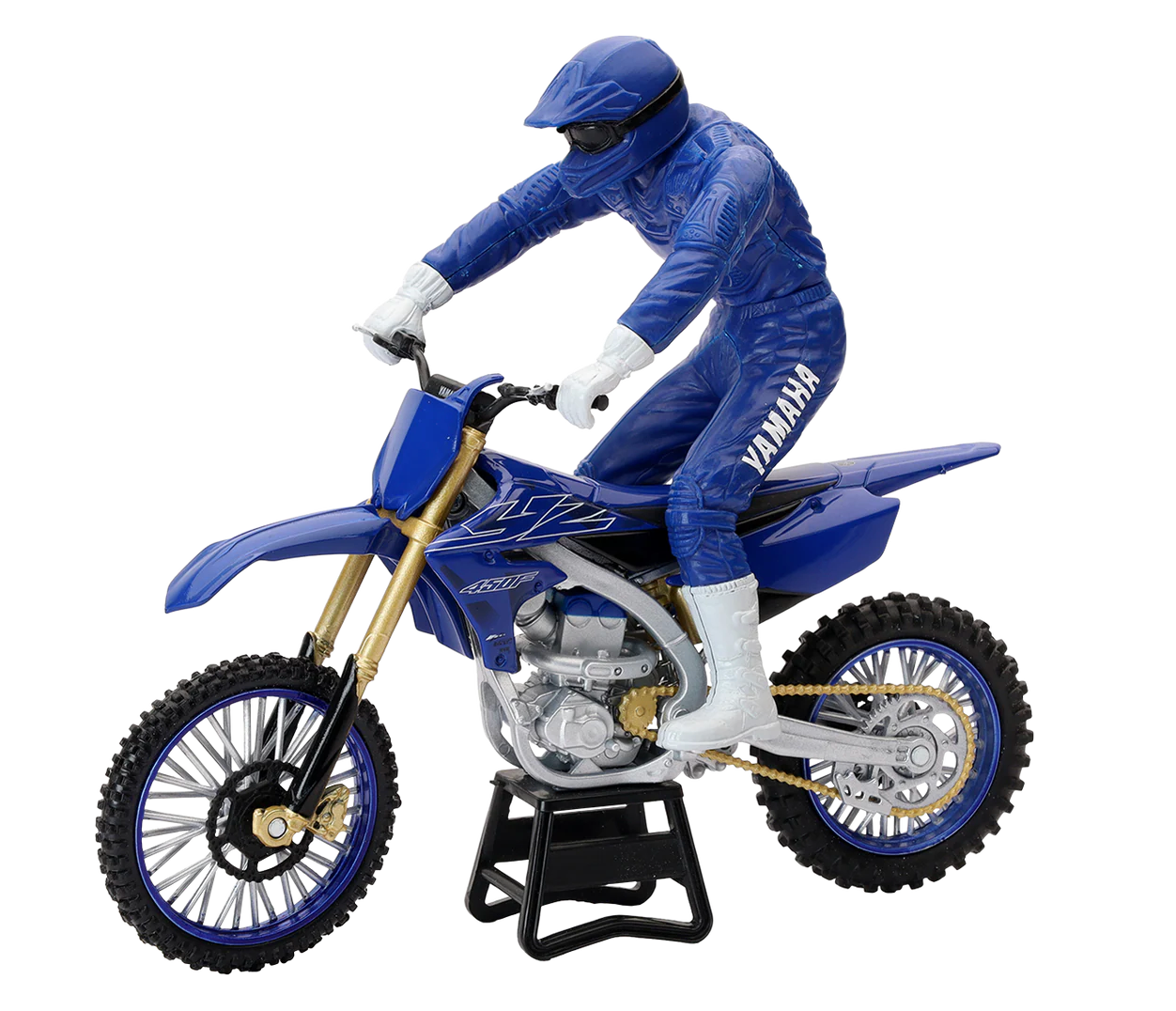 Toy Model Yamaha YZ450F With Rider - (1:12 scale)- NewRay