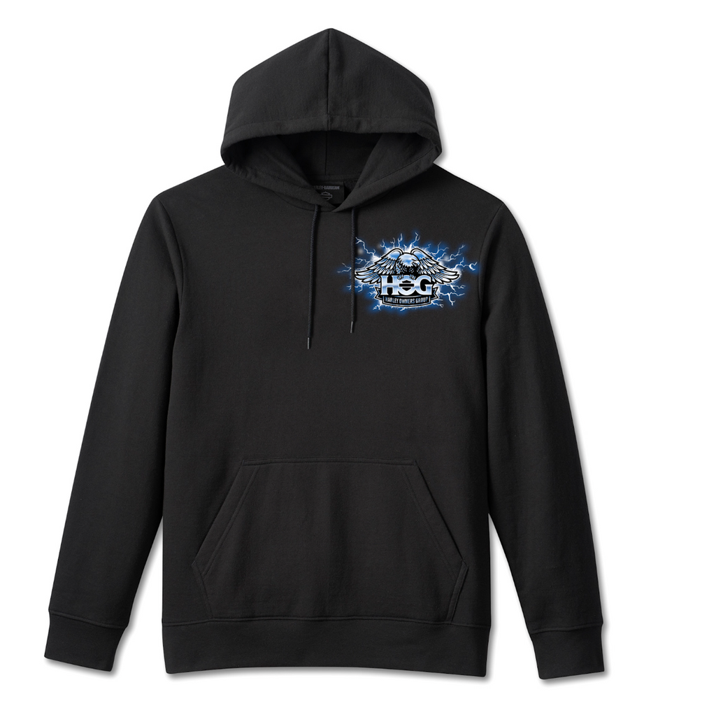 Electric Eagle H.O.G. ® Pullover Fleece Hoodie