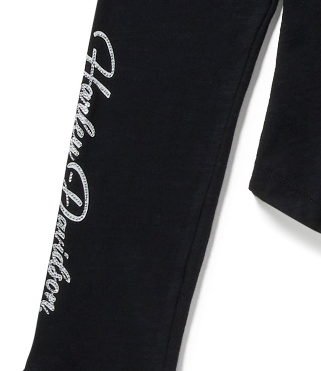 Women's Essential Bling Keyhole Henley - Harley Black