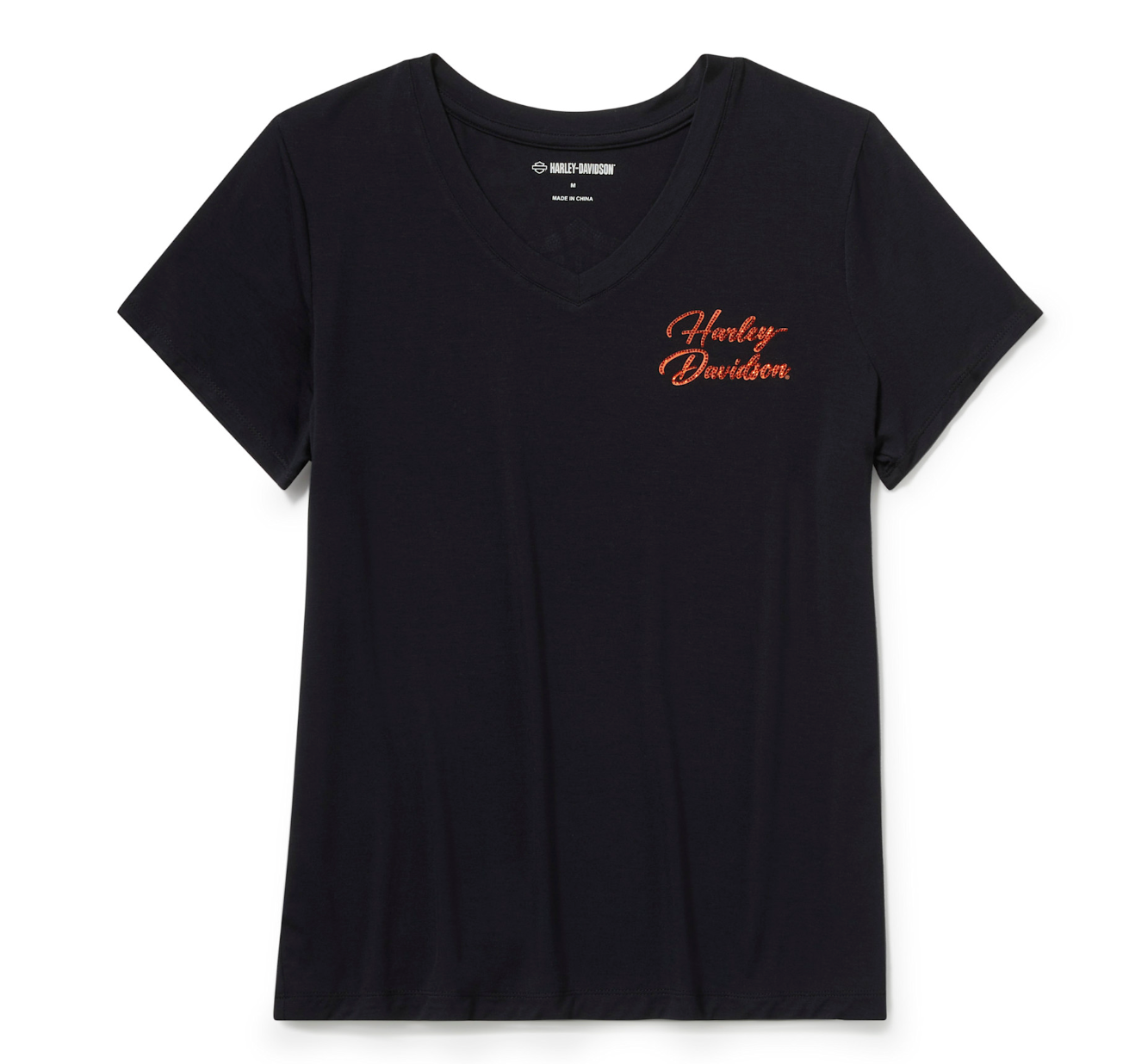 Women's Essential Bling V Neck Tee