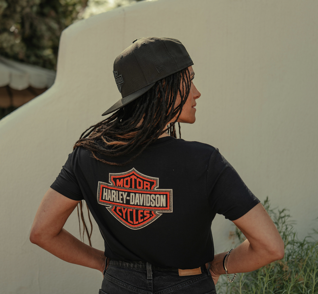 Women's Essential Bling V Neck Tee