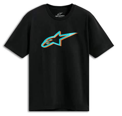 Alpinestars Ageless Shadow CSF Tee - Black/Turquoise