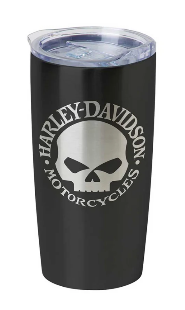Harley-Davidson® Core Willie G Skull Stainless Steel Travel Mug