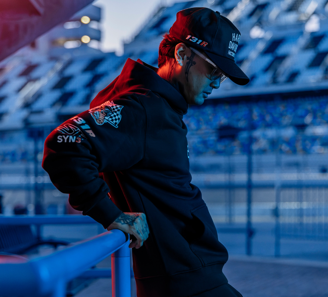 Factory Racing Fanwear Hoodie - Harley Black