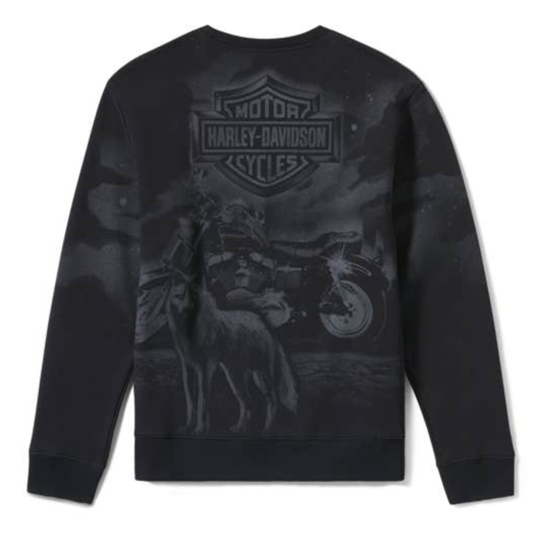 Mens Lone Wolf Lowrider Crewneck