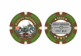 Harley-Davidson® Military Series Delta 4 1942 WLA Collectible Poker Chips 6744