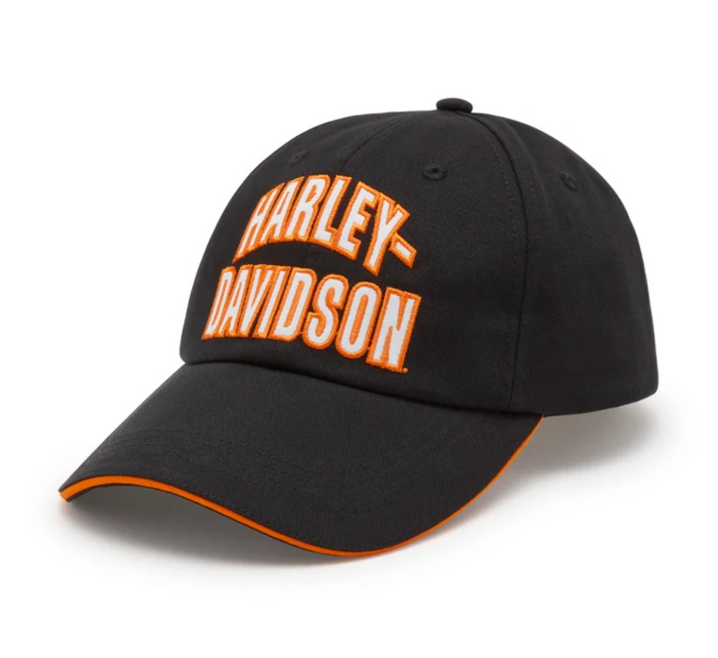 Women's Essential Arched Font Ponytail Cap - Harley Black