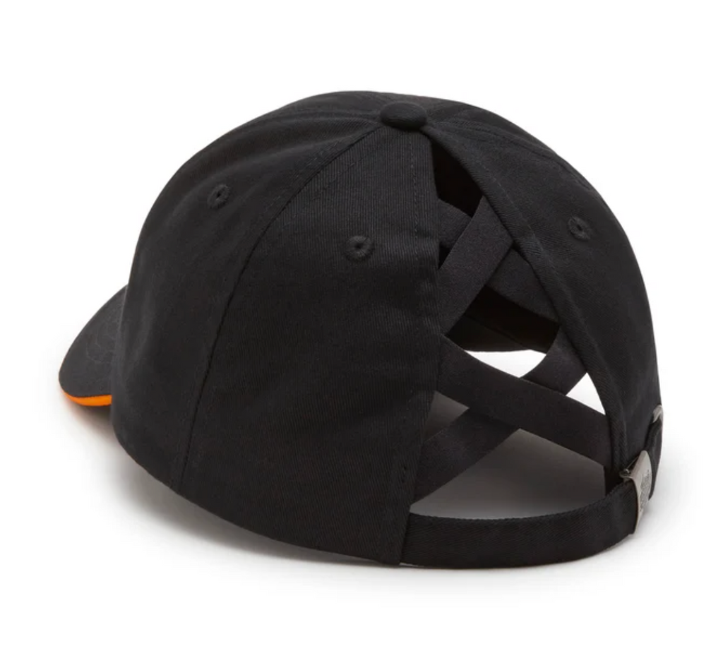 Women's Essential Arched Font Ponytail Cap - Harley Black