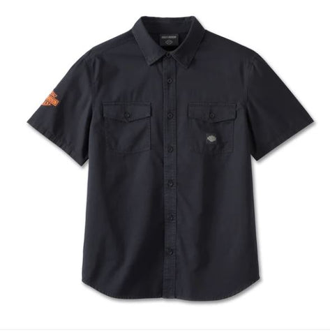 Harley-Davidson Men's Whiplash Shirt - Black Beauty