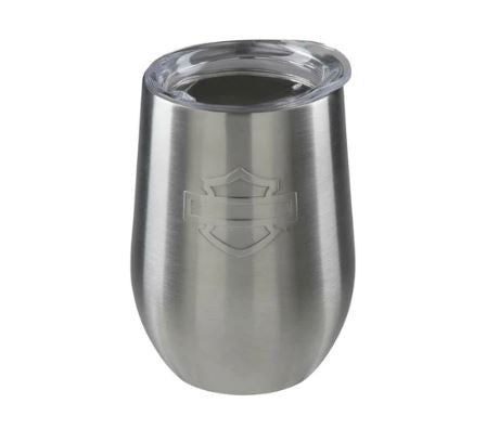 Harley-Davidson Silhouette Bar & Shield Stainless Steel Wine Tumbler - HDX-98631