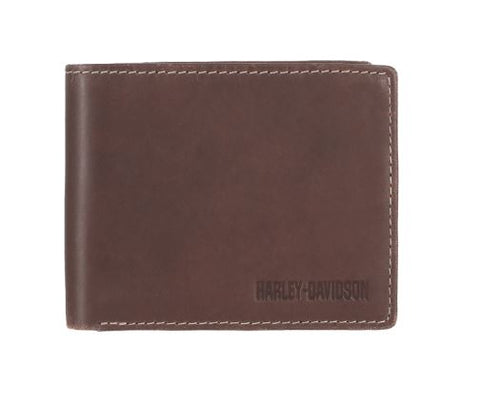 Harley-Davidson Smooth Classic Billfold Wallet - MWM031-01