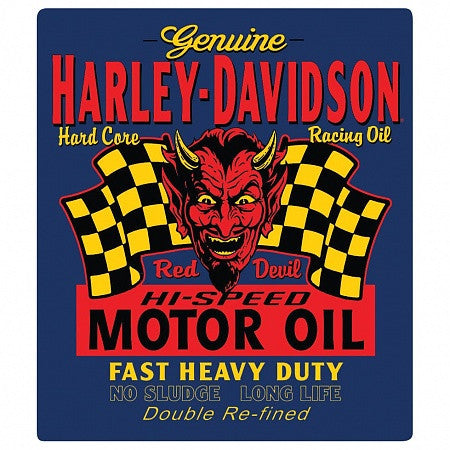 HARLEY-DAVIDSON® RED HOT TIN SIGN 2010801