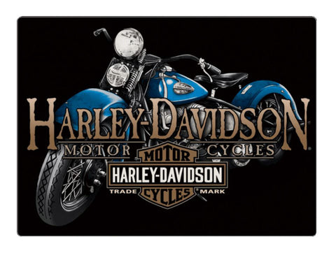 HARLEY-DAVIDSON OLD BLUE TIN SIGN 2011331