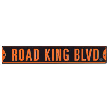 HARLEY-DAVIDSON ROAD KING BLVD TIN STREET SIGN 2012171