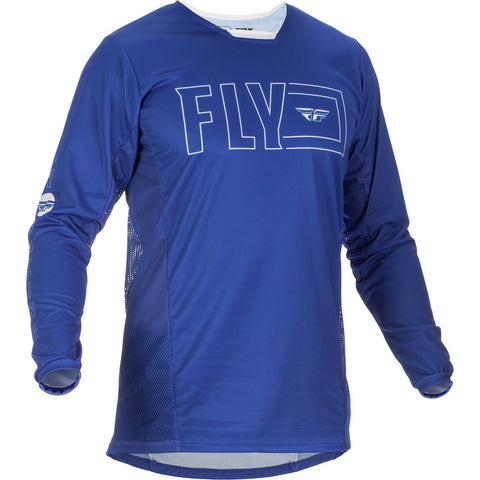 FLY RACING KINETIC 2022 MEN'S JERSEY - FUEL BLUE / WHITE