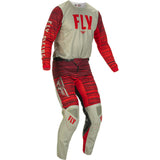 FLY RACING KINETIC 2022 MEN'S WAVE PANT - GREY / RED