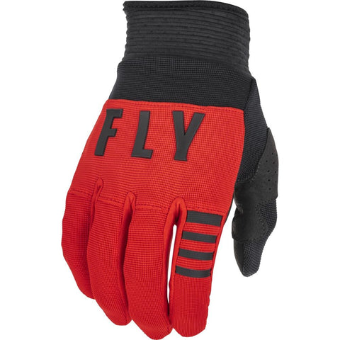 FLY RACING 2022 F-16 GLOVES YOUTH/ADULT RED/ BLACK