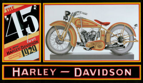 Harley-Davidson® 45 Twin Tin Sign 2010171