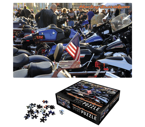 Harley-Davidson® American Flag Collectors' Edition Puzzle - 6011