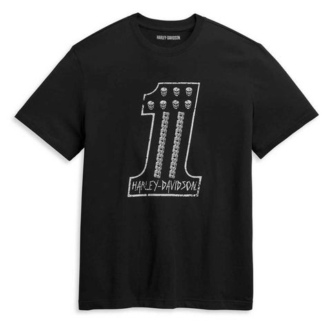 Harley-Davidson® Men's Mini Skull #1 Graphic Short Sleeve T-Shirt - Black