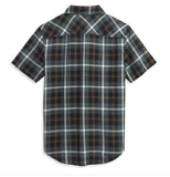 Harley-Davidson Men's Plaid Two Pocket Logo Shirt