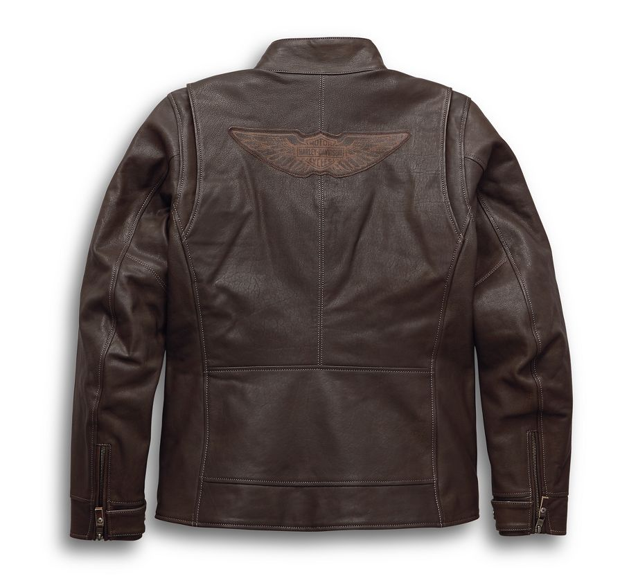 Harley-Davidson Men's Lawlen Jacket - Vintage Brown Harley-Davidson Men's Lawlen Jacket - Vintage Brown