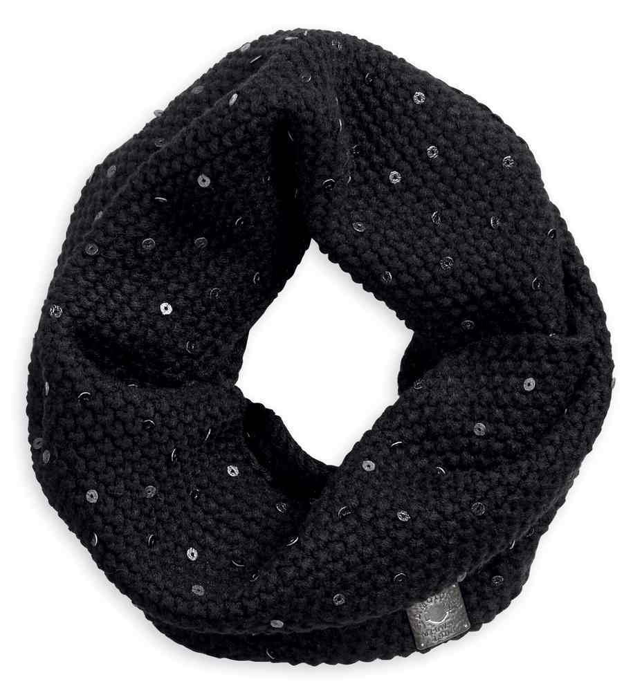 Harley-Davidson® Women's Sequin Knit Infinity Scarf.