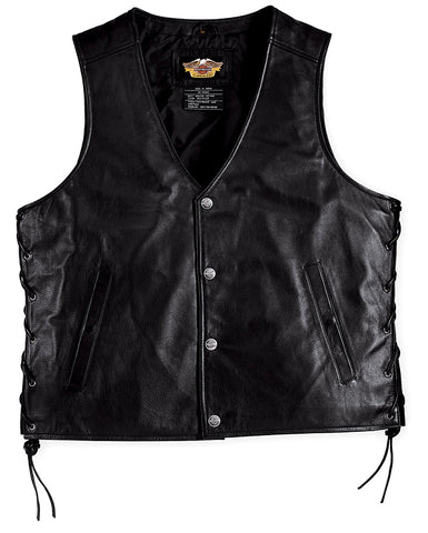 Harley-Davidson® Men's Pathway Leather Vest Medium Only