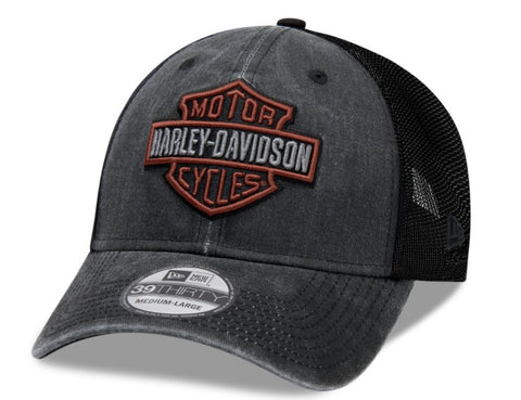 HARLEY-DAVIDSON MEN'S WASHED COLOURBLOCKED CAP