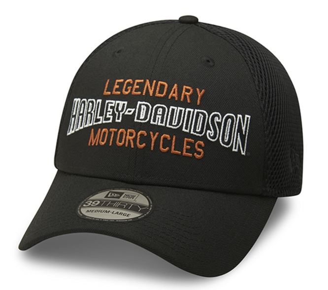 Harley-Davidson Legendary Motorcycles 39thirty Cap Stretch Back 