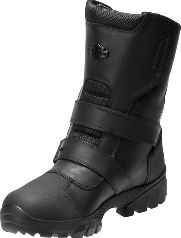 Harley-Davidson® FXRG Hartnell W/proof Blacked-Out Leather Motorcycle Boots.
