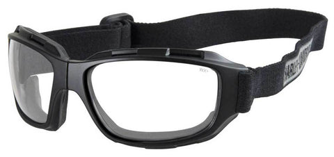Harley-Davidson® Men's Bend Goggles Clear/Matte Black
