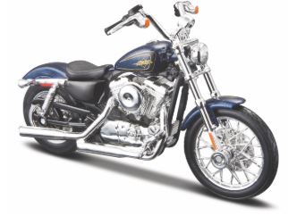 2012 XL1200V SEVENTY TWO BLUE 1:18 SCALE DIE CAST MODEL