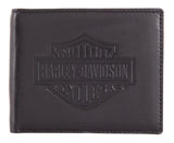 Harley-Davidson® Men's Classic Bi-Fold with Coin Pocket Wallet.