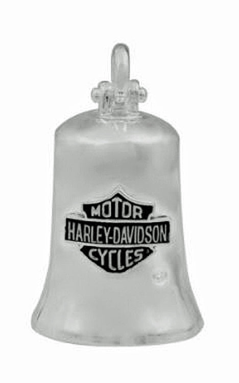 Harley-Davidson® Calavera Skull Ride Bell | Bar & Shield® on Back | Silver Tone - HRB102