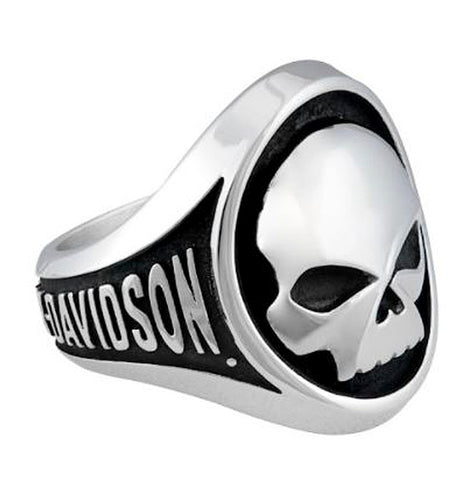Harley-Davidson® Men's Large Willie G® Skull Ring - HSR0086