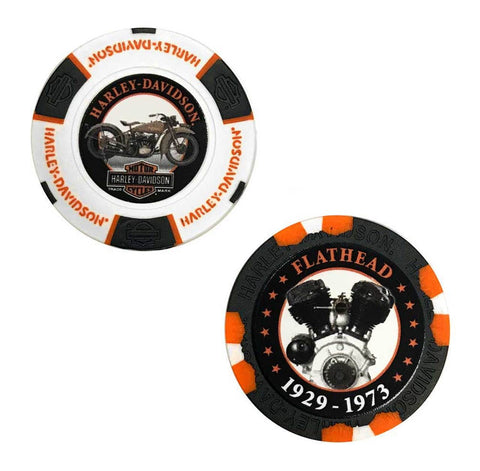 Harley-Davidson® Series 3 Limited Edition Collector's Poker Chip 2 Pack - 1929-1973