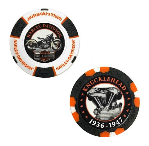 Harley-Davidson® Series 4 Limited Edition Collector's Poker Chip 2 Pack - 1936-1947