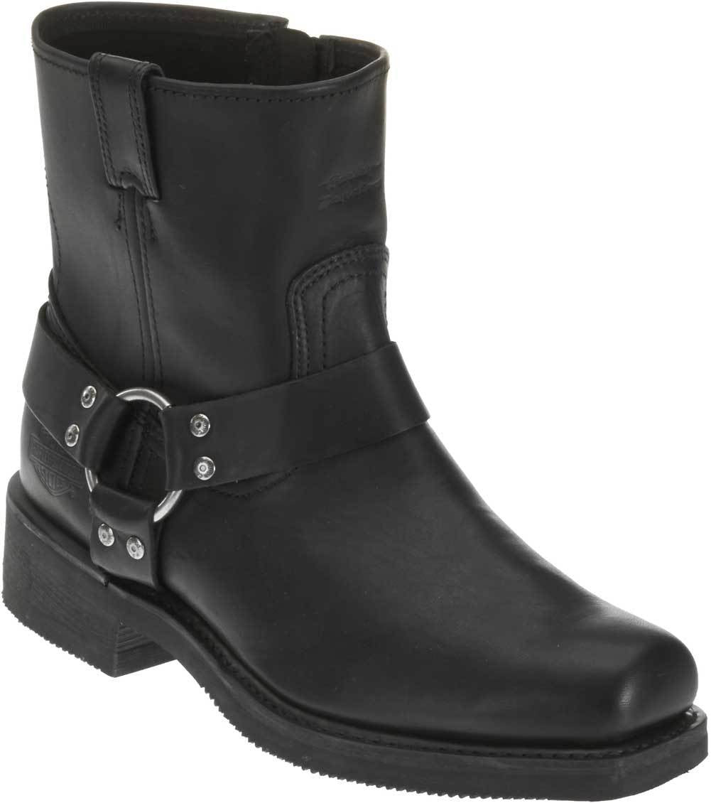 Harley-Davidson® Men's El Paso Harness 7-Inch Motorcycle Boots, Side Zip